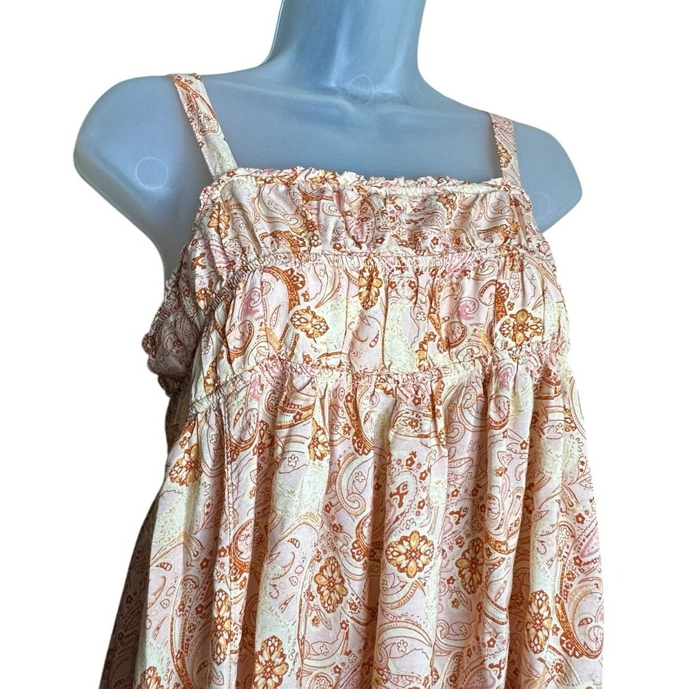 Millibon Women Spring Floral Maxi Dress Large Bloomcore Boho Romantic Feminine - Picture 7 of 9